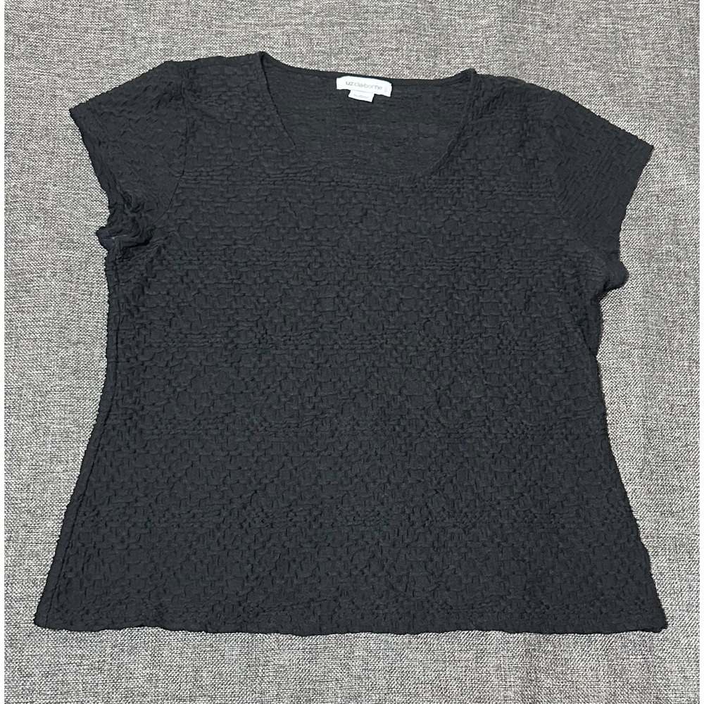 Liz Claiborne Women's XL Textured Knit Top